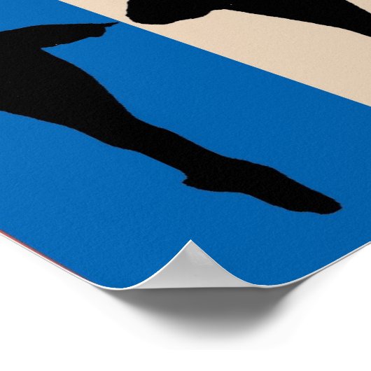 Ballettmuster Poster (Ecke)