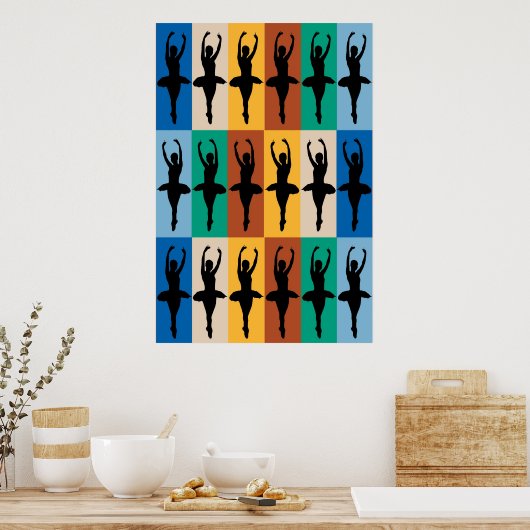 Ballettmuster Poster (Küche)