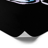 Ballettmuster (spektral) poster (Ecke)