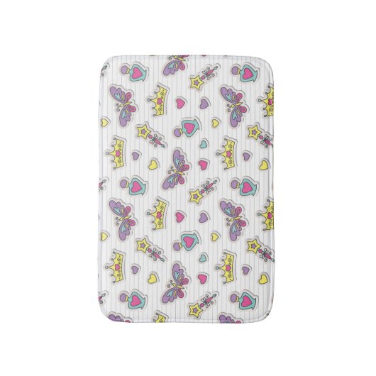 Ballettprinzessinmuster Badematte (Vorderseite Vertikal)