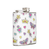 Ballettprinzessinmuster Flachmann (Rechts)