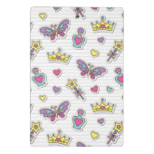 Ballettprinzessinmuster Mini Klemmbrett (Rückseite)