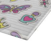 Ballettprinzessinmuster Schneidebrett (Ecke)