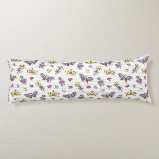 Ballettprinzessinmuster Seitenschläferkissen (Rückseite)