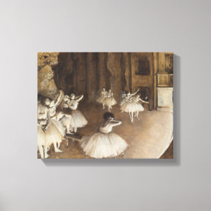 Ballettprobe auf der Bühne Edgar Degas Leinwanddruck