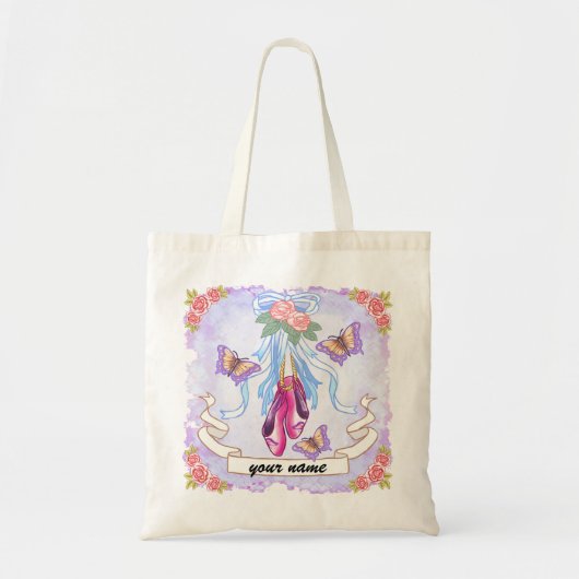 Balletts Rose Ballerina Tote Tasche (Vorne)