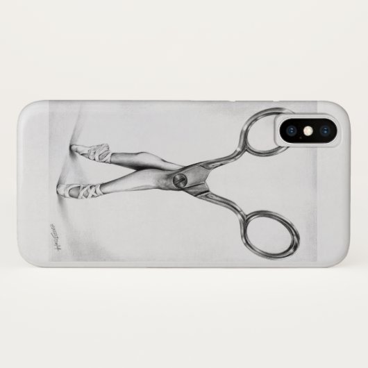 Ballettschere Ballerina Tanz Surreale Kunst Case-Mate iPhone Hülle (Rückseite (Horizontal))