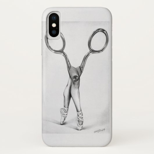Ballettschere Ballerina Tanz Surreale Kunst Case-Mate iPhone Hülle (Rückseite)