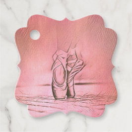 Ballettschuhe Ausgeklügelte Ballerina Geschenkanhänger