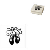 Ballettschuhe Gummistempel (Stempel)
