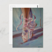 Ballettschuhe Postkarte (Vorne/Hinten)
