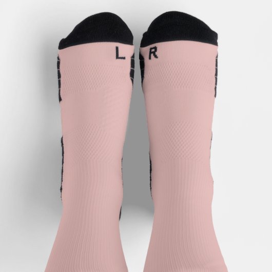 Ballettschuhe Rosa Einheitsfarbe Socken (Oben)