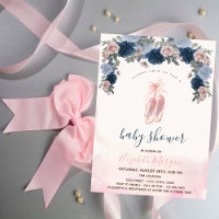 Ballettschuhe Rosa Streifen Babydusche