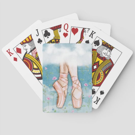 Ballettschuhe Spielkarten (Rückseite)