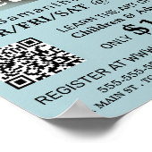 Ballettschuhe, Tanzstunden Werbung Poster (Ecke)