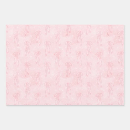 Ballettschuhe und -höre geschenkpapier set (Vorderseite 3)