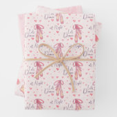 Ballettschuhe und -höre geschenkpapier set (Beispiel)