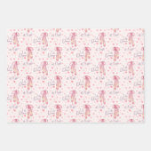 Ballettschuhe und -höre geschenkpapier set (Vorderseite)