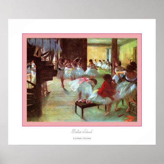 Ballettschule~ Edgar Degas Poster (Vorne)