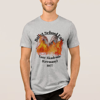 Ballettschule Versage Männer Tri-Blend Shirt