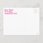 Ballettskelette in Tutus Feiertagspostkarte (Rückseite)