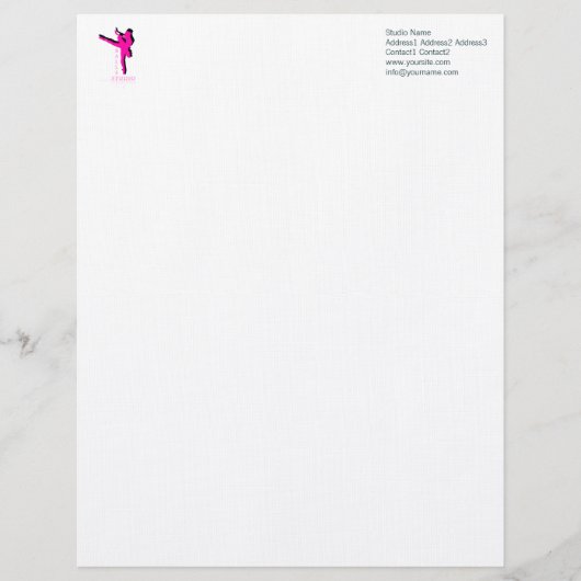 Ballettstudio - Letterhead Briefkopf (Vorderseite)