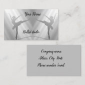 Ballettstudio Visitenkarte (Vorne/Hinten)