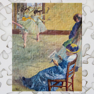 Ballettstunde, der Tanzsaal von Edgar Degas Puzzle