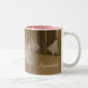 Ballettstunde   Edgar Degas   Tanz personalisiert Zweifarbige Tasse