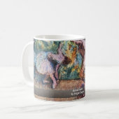 Ballettszene von Edgar Degas Kaffeetasse (Vorderseite Links)