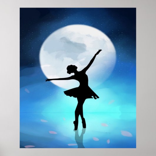 Balletttanz auf dem Mond | Nützliches, Vintages Ge Poster (Vorne)