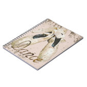 Balletttanz notebook1, Copyright Karen J Williams Notizblock (Linke Seite)