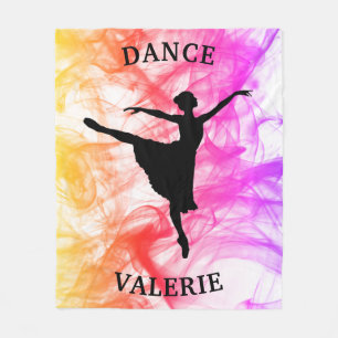 Balletttanz Pastell Aquarell Fleece-Decke Fleecedecke