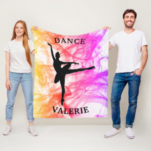 Balletttanz Pastell Aquarell Fleece-Decke Fleecedecke