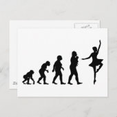 Balletttanz Postkarte (Vorne/Hinten)