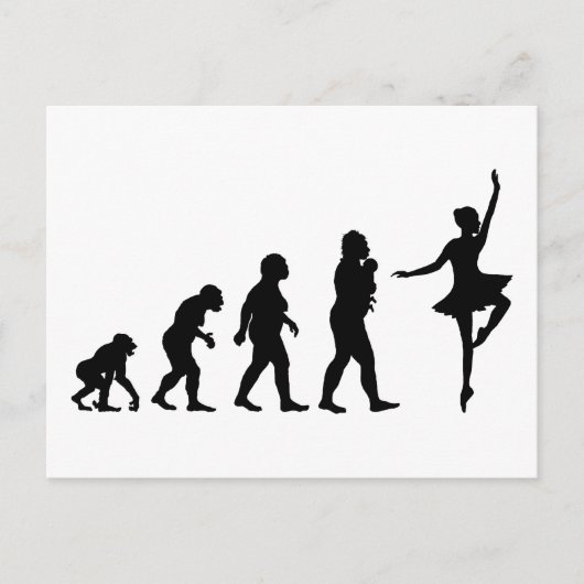 Balletttanz Postkarte (Vorderseite)