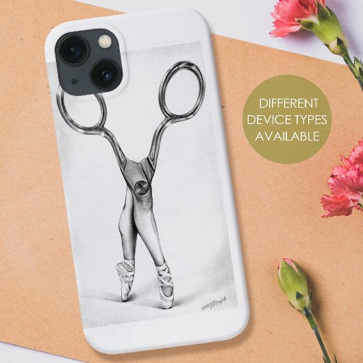 Balletttanz-Schere Ballerina Surreal zeichnend Case-Mate iPhone Hülle