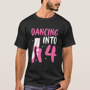 Balletttanz Tanz Inn 4. Geburtstag Ballerina T-Shirt