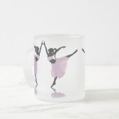 Balletttanz-Tasse Mattglastasse (Vorderseite Links)