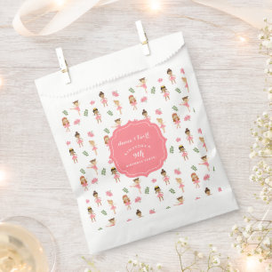 Balletttanz & Twirl Pink Ballerina Geburtstag Geschenktütchen