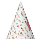 Balletttanz & Twirl Pink Ballerina Geburtstag Partyhütchen (Links)