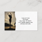 Balletttanz Visitenkarte (Rückseite)