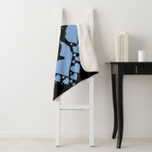 Balletttanzdecke mit Ballerinas & blauem Herz. Sherpadecke (Beispiel)