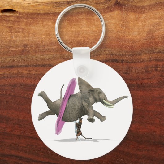 BalletttanzElefant Schlüsselanhänger (Vorderseite)