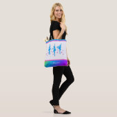 Balletttänzer (ADD-NAME) Tote-Tasche Tasche (Am Model)