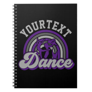 Balletttänzer ADD TEXT Klassischer Tanzperformer Notizblock