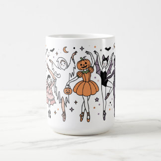Balletttänzer an Halloween Verwandlungstasse