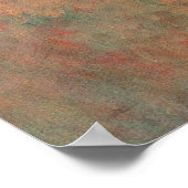 Balletttänzer auf der Bar von Edgar Degas Poster (Ecke)