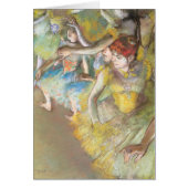 Balletttänzer auf der Bühne von Edgar Degas (Vorne)