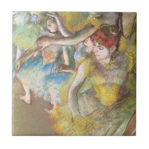 Balletttänzer auf der Bühne von Edgar Degas Fliese